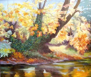 Automne sur le Darent