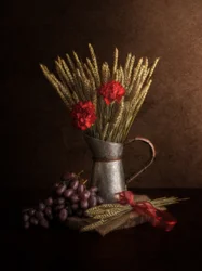 Nature morte « Récolte rustique »