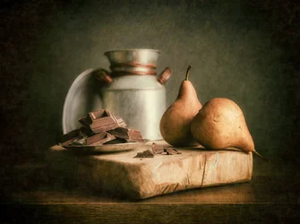 Poires rustiques et chocolat