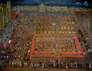 Place centrale de Mexico, 1695