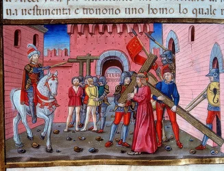 Portement de croix du Christ