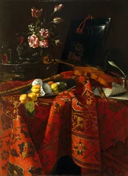 Nature morte avec instruments de musique, vers 1710-1715