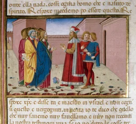 Nicodème le pharisien visite Jésus