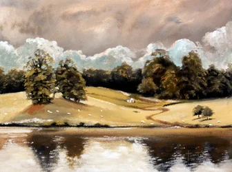 Joie de la lumière, près du château de Leeds, 2010