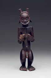 Récipient rituel en forme de figure masculine debout