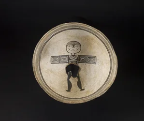 Bol à motifs peints, vers 1200-1300 (céramique avec pigment)