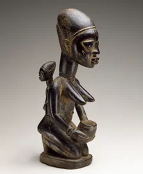 Mère et enfant, Nigéria, fin du 19e siècle
