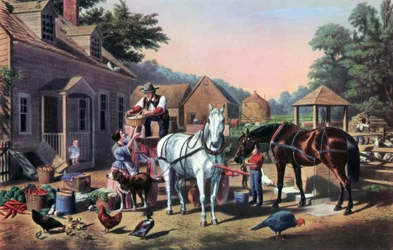 Préparation pour le marché, 1856