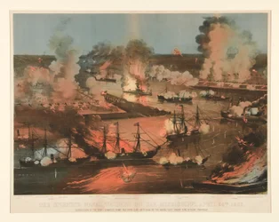 Splendide triomphe naval du Mississippi