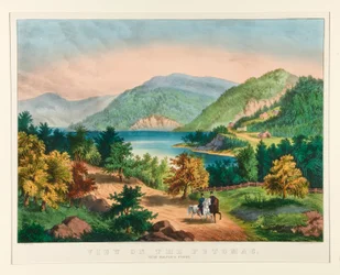 Vue sur le Potomac près de Harper