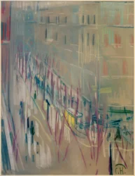 La rue Knesebeck en hiver
