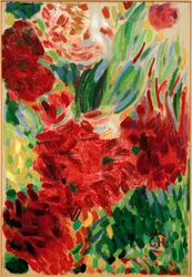 Composition de pivoines