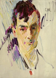 Portrait du peintre Otto Mueller, vers 1914