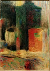 Nature morte avec céramique chinoise