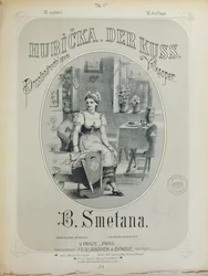 Couverture de la partition du Baiser de Bedřich Smetana (1824-84)