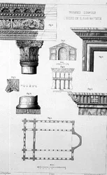 Plan et détails architecturaux d