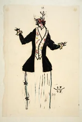 Design pour veste et gilet, Planche 2, Livre 4, illustration de 