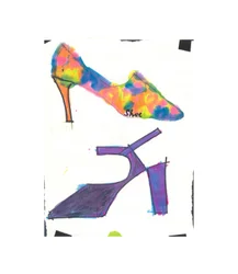 2 chaussures (feutre et aquarelle)