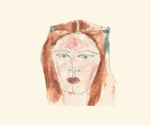 Fille (aquarelle)