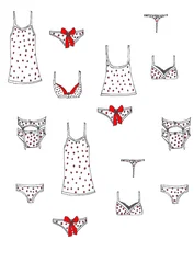 Sous-vêtements (feutre sur papier)