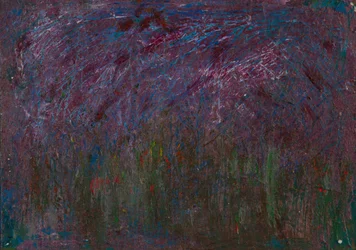 Paysage abstrait sombre