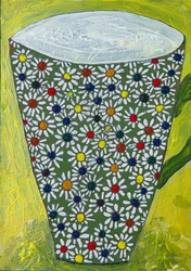 Tasse à thé « Marguerite colorée »