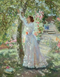 Le jardin, vers 1899 (huile sur toile)