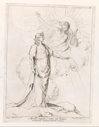 Apollon inspire Horace (Apollo inspira l
