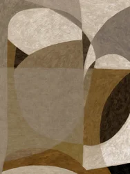 Formes abstraites aux tons terreux