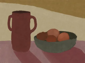 Cruche aux pêches