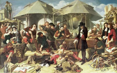 Pierre Ier le Grand (1672-1725) au chantier naval de Deptford