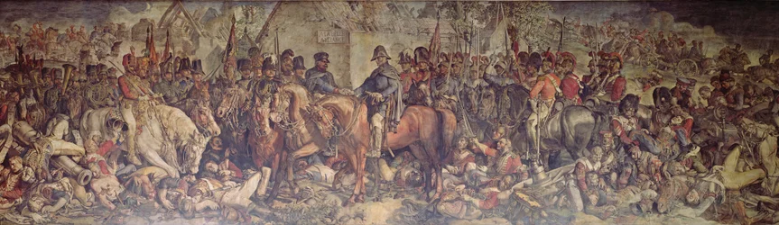 La Rencontre de Wellington et Blücher après Waterloo