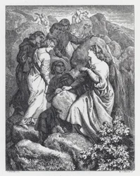 Illustration pour le poème de Tennyson, La Princesse