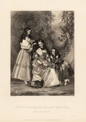 Sarah Elizabeth, Susannah et Sophia Copley, filles de John Copley