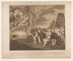 Allégorie sur le mariage (probablement) de Frédéric-Guillaume III de Prusse avec Louise de Mecklembourg-Strelitz, 1793