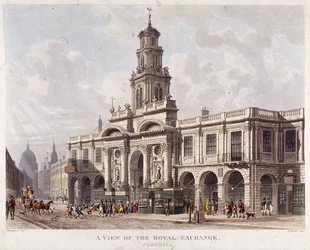 Bourse Royale 2ème extérieur, Londres, 1816