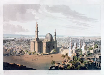 Vue du Grand Caire, Égypte, 1809