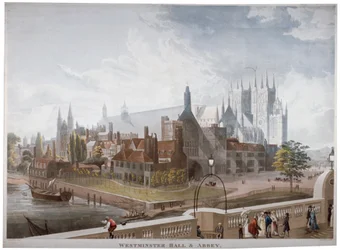 Vue de Westminster Hall et de l