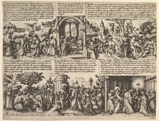Différentes scènes, des Évangiles et des Acta Apostolorum, vers 1530