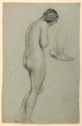 Dessin, Nu féminin, 1858