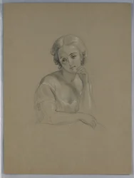 Dessin, étude possible pour "Marth", 1860
