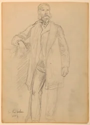 Dessin, Président Chester A. Arth, 1884