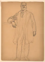 Dessin, Président Chester Alan Ar, juin 1886