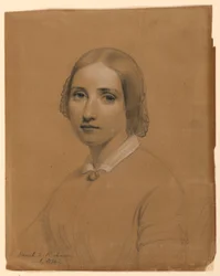 Dessin, Sarah E. Richards, sœur, 1841
