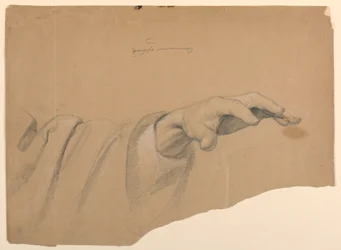 Dessin, étude pour "Communion of t", 1844