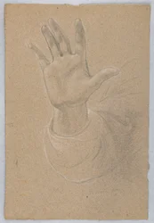 Dessin, étude pour "Early Christia", 1839-40