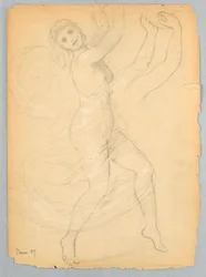 Dessin, Étude pour la National Academy, juin 1868