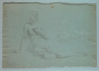 Étude de figure de la Miséricorde pour "Le rêve de la Miséricorde"