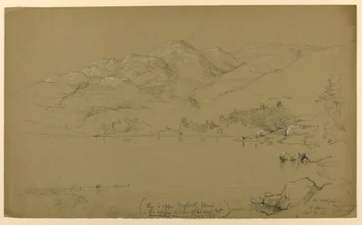 Esquisse de paysage, Mont Desert, Maine