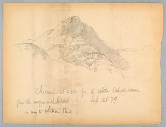 Mont Chocorua en route vers Whitton Pond
